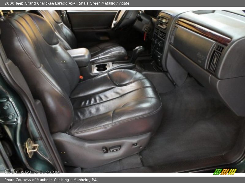 Shale Green Metallic / Agate 2000 Jeep Grand Cherokee Laredo 4x4