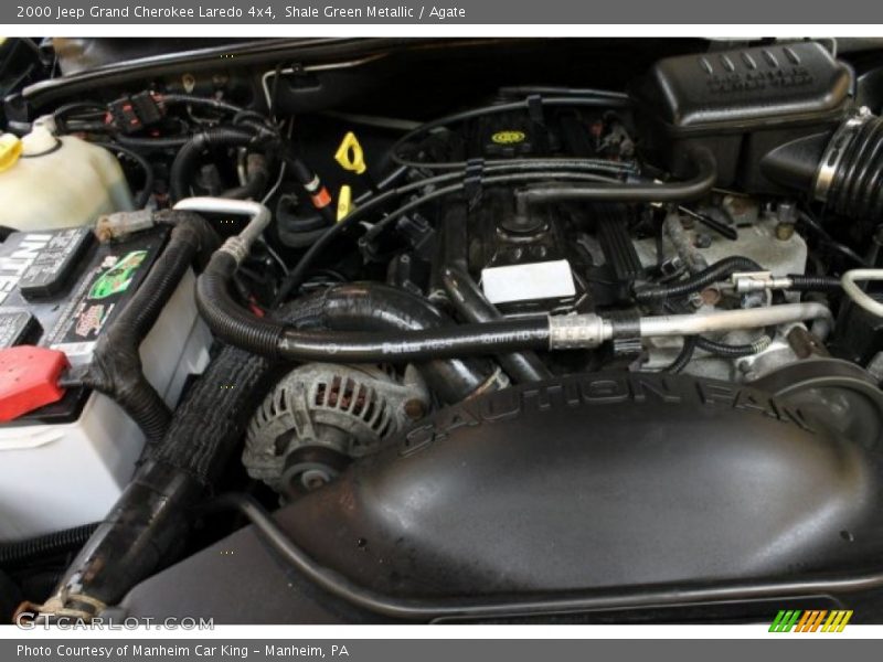 Shale Green Metallic / Agate 2000 Jeep Grand Cherokee Laredo 4x4