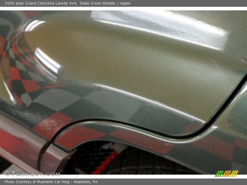 Shale Green Metallic / Agate 2000 Jeep Grand Cherokee Laredo 4x4