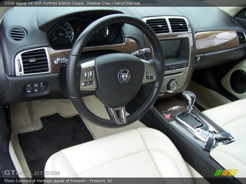 Ivory/Charcoal Interior - 2009 XK XKR Portfolio Edition Coupe 