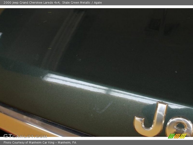 Shale Green Metallic / Agate 2000 Jeep Grand Cherokee Laredo 4x4