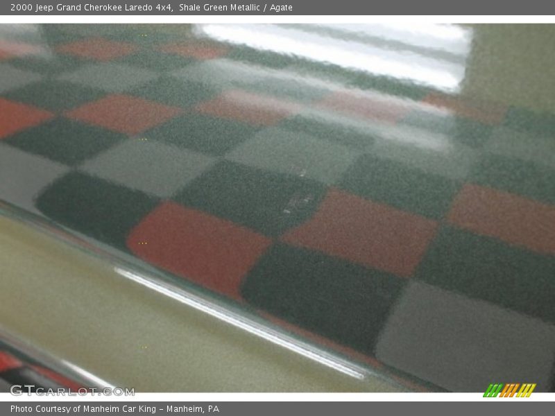Shale Green Metallic / Agate 2000 Jeep Grand Cherokee Laredo 4x4