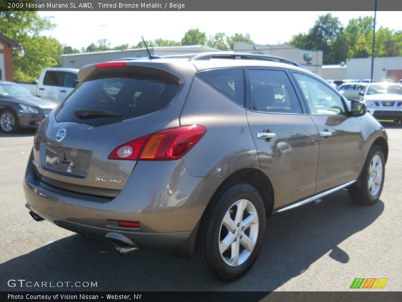 Tinted Bronze Metallic / Beige 2009 Nissan Murano SL AWD