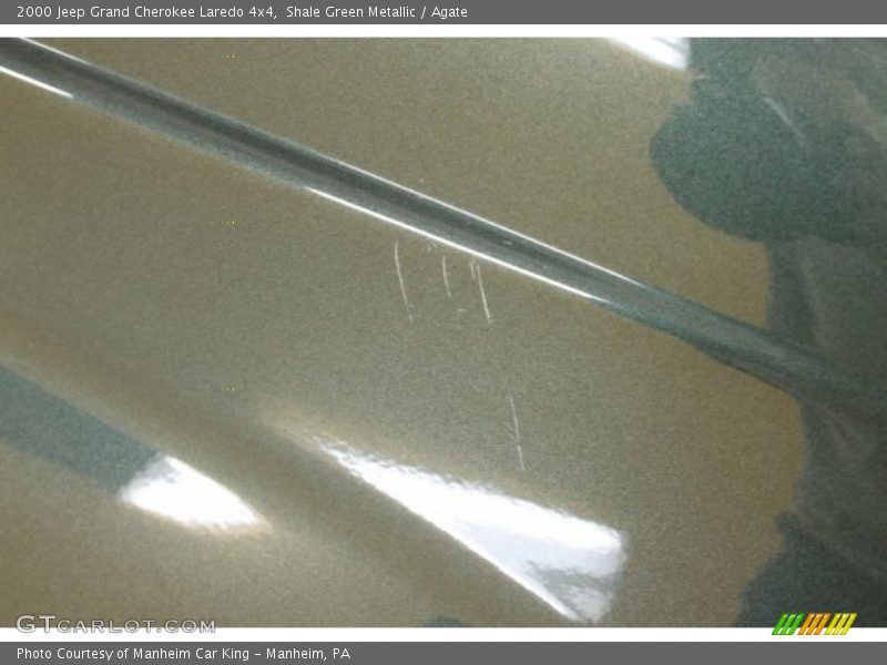 Shale Green Metallic / Agate 2000 Jeep Grand Cherokee Laredo 4x4
