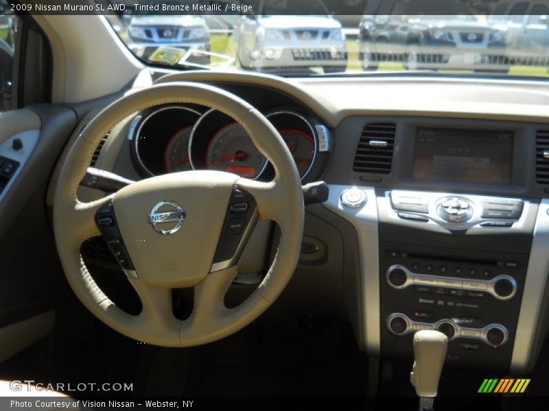 Tinted Bronze Metallic / Beige 2009 Nissan Murano SL AWD