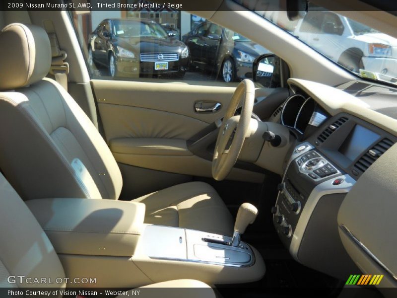 Tinted Bronze Metallic / Beige 2009 Nissan Murano SL AWD