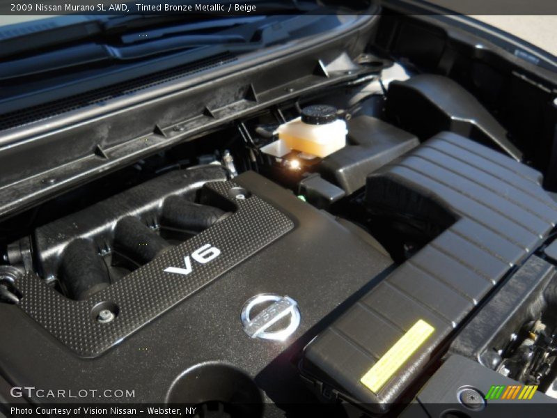 Tinted Bronze Metallic / Beige 2009 Nissan Murano SL AWD