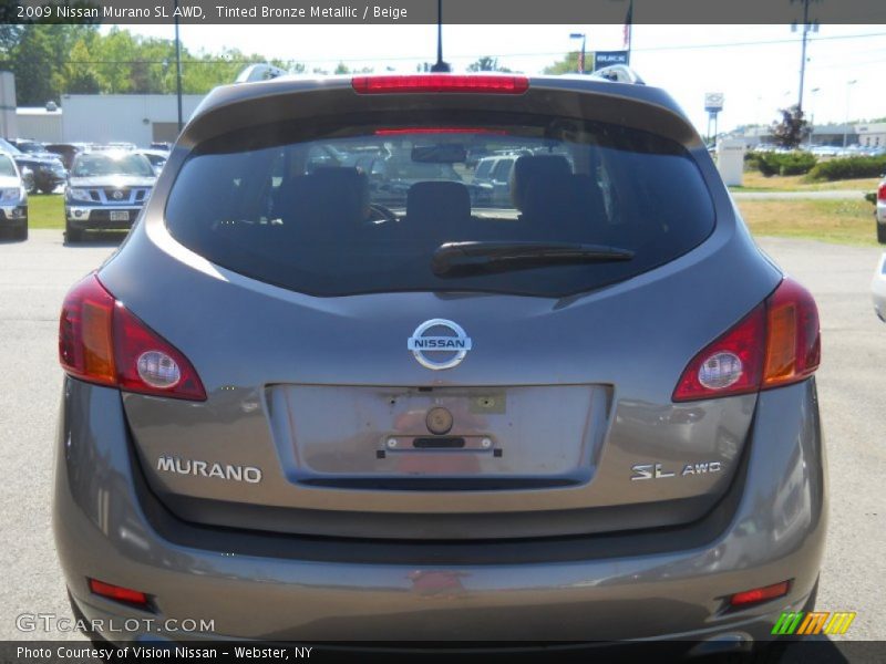 Tinted Bronze Metallic / Beige 2009 Nissan Murano SL AWD