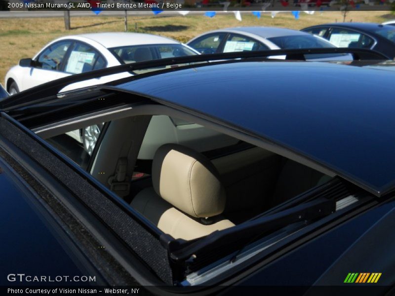 Tinted Bronze Metallic / Beige 2009 Nissan Murano SL AWD