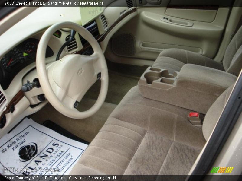 Sandrift Metallic / Neutral Beige 2003 Chevrolet Impala