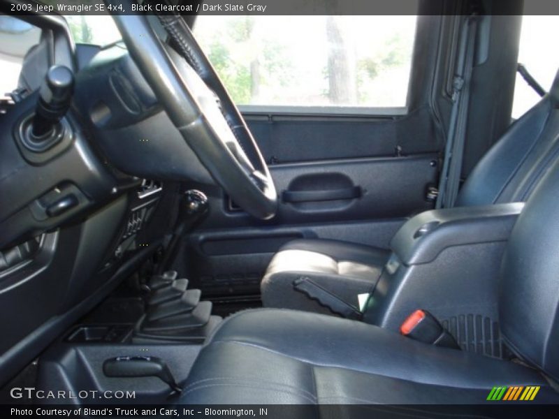 Black Clearcoat / Dark Slate Gray 2003 Jeep Wrangler SE 4x4