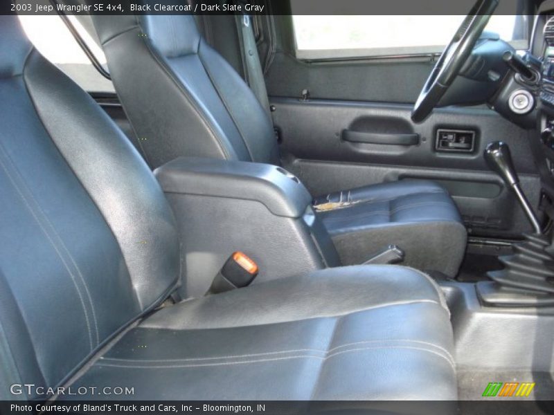 Black Clearcoat / Dark Slate Gray 2003 Jeep Wrangler SE 4x4