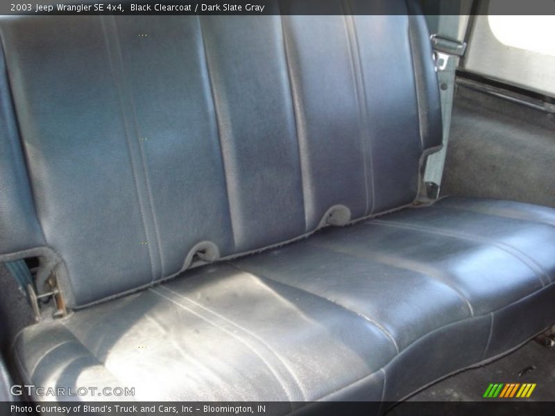 Black Clearcoat / Dark Slate Gray 2003 Jeep Wrangler SE 4x4