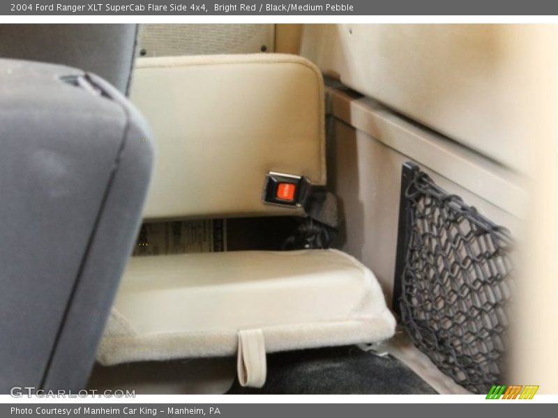 Bright Red / Black/Medium Pebble 2004 Ford Ranger XLT SuperCab Flare Side 4x4