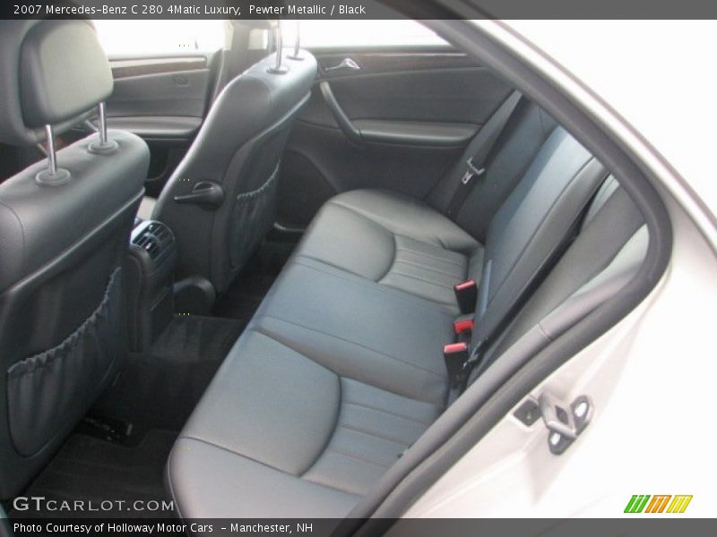 Pewter Metallic / Black 2007 Mercedes-Benz C 280 4Matic Luxury