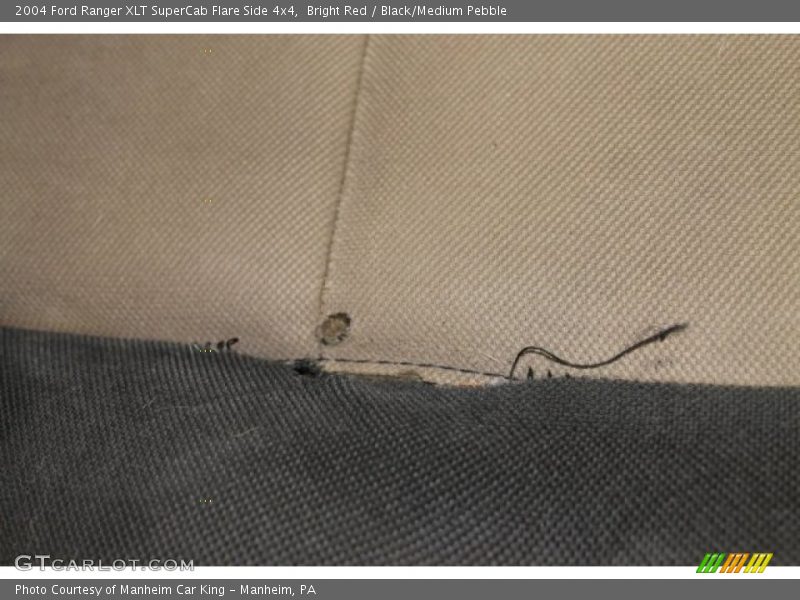 Bright Red / Black/Medium Pebble 2004 Ford Ranger XLT SuperCab Flare Side 4x4