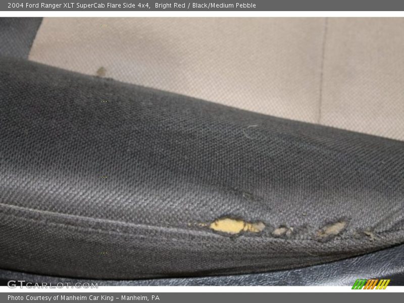 Bright Red / Black/Medium Pebble 2004 Ford Ranger XLT SuperCab Flare Side 4x4