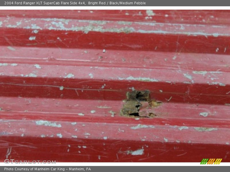Bright Red / Black/Medium Pebble 2004 Ford Ranger XLT SuperCab Flare Side 4x4