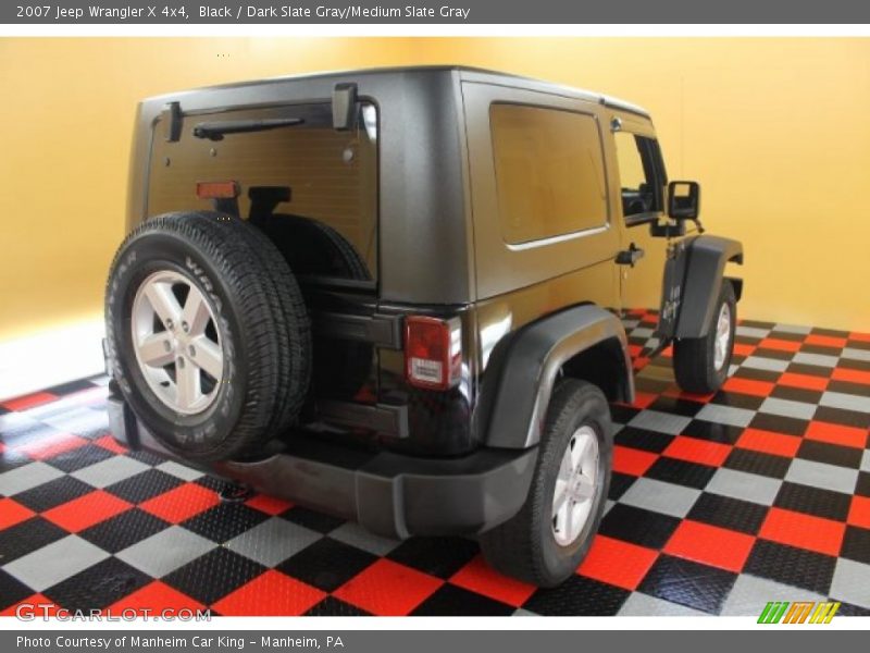 Black / Dark Slate Gray/Medium Slate Gray 2007 Jeep Wrangler X 4x4
