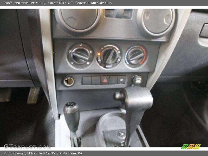 Black / Dark Slate Gray/Medium Slate Gray 2007 Jeep Wrangler X 4x4