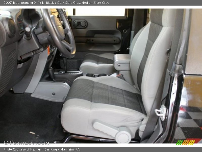 Black / Dark Slate Gray/Medium Slate Gray 2007 Jeep Wrangler X 4x4