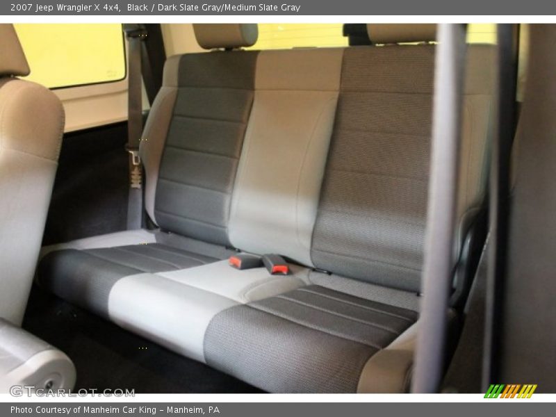 Black / Dark Slate Gray/Medium Slate Gray 2007 Jeep Wrangler X 4x4