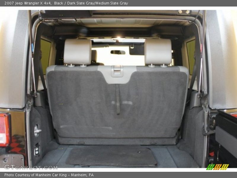 Black / Dark Slate Gray/Medium Slate Gray 2007 Jeep Wrangler X 4x4
