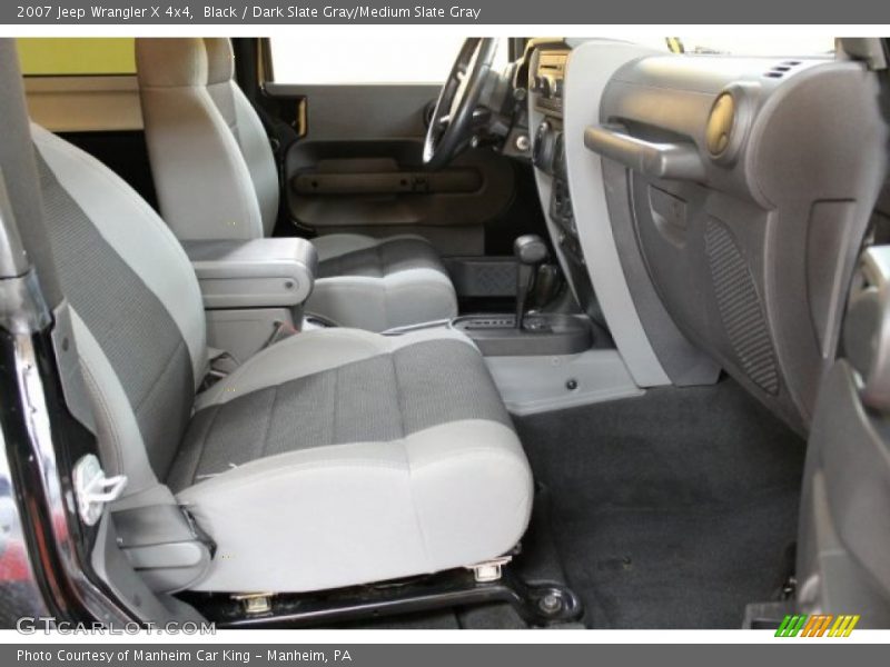 Black / Dark Slate Gray/Medium Slate Gray 2007 Jeep Wrangler X 4x4