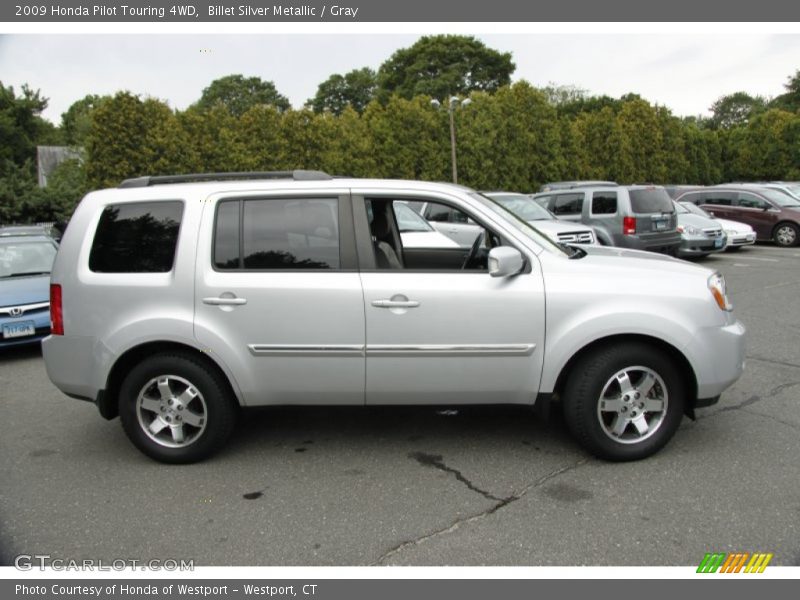 Billet Silver Metallic / Gray 2009 Honda Pilot Touring 4WD