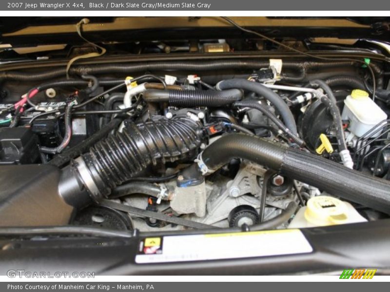 Black / Dark Slate Gray/Medium Slate Gray 2007 Jeep Wrangler X 4x4