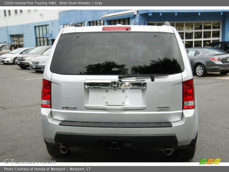 Billet Silver Metallic / Gray 2009 Honda Pilot Touring 4WD