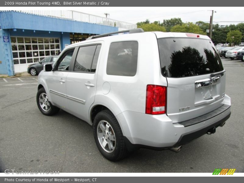 Billet Silver Metallic / Gray 2009 Honda Pilot Touring 4WD