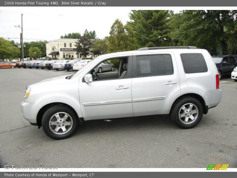 Billet Silver Metallic / Gray 2009 Honda Pilot Touring 4WD