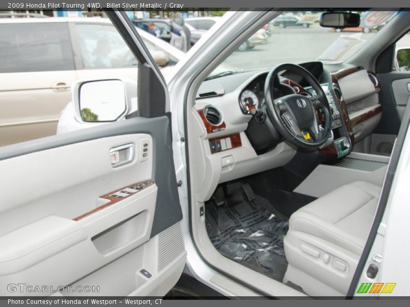 Billet Silver Metallic / Gray 2009 Honda Pilot Touring 4WD