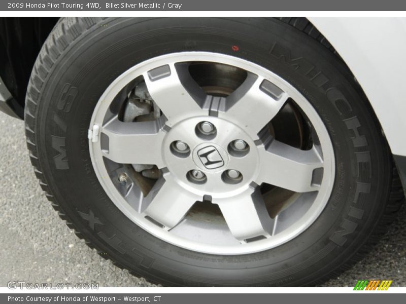 Billet Silver Metallic / Gray 2009 Honda Pilot Touring 4WD