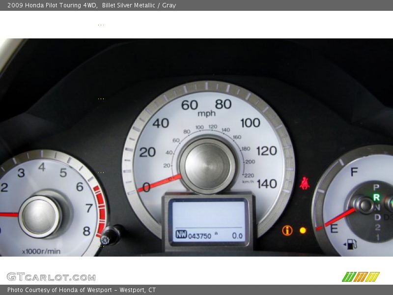 Billet Silver Metallic / Gray 2009 Honda Pilot Touring 4WD