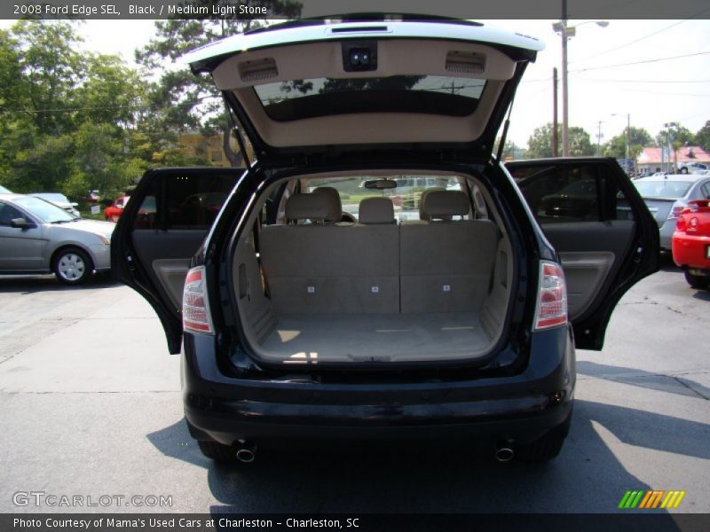 Black / Medium Light Stone 2008 Ford Edge SEL