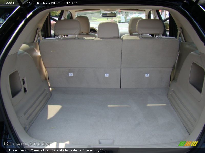 Black / Medium Light Stone 2008 Ford Edge SEL