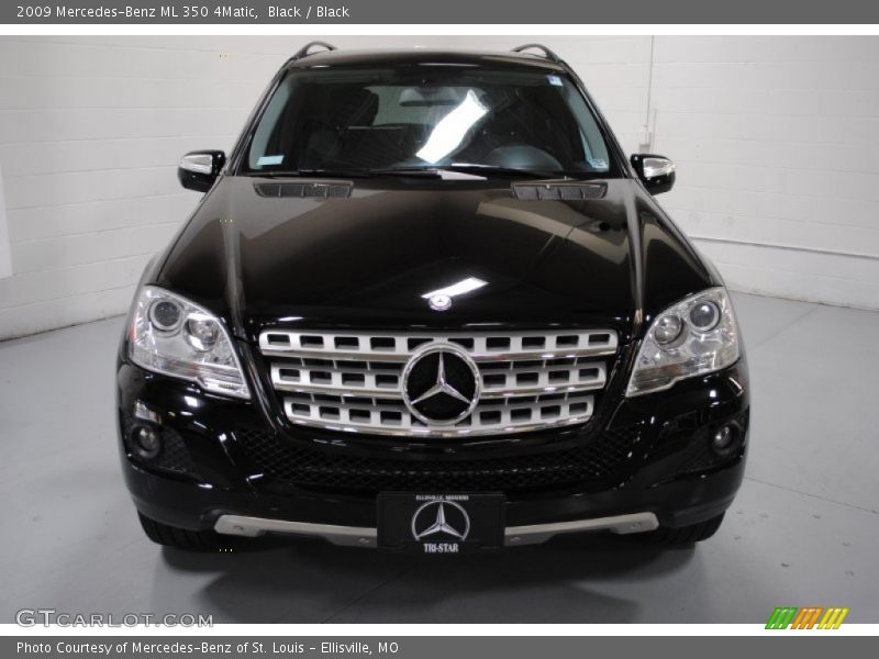 Black / Black 2009 Mercedes-Benz ML 350 4Matic