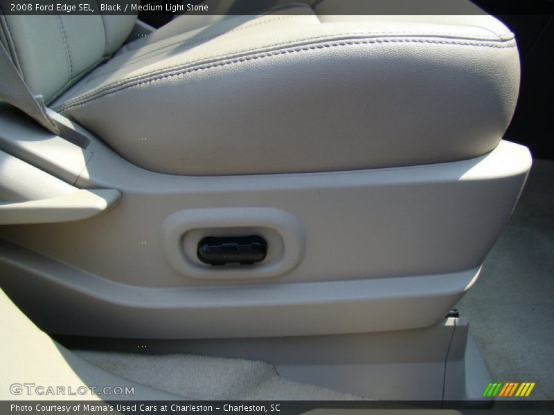 Black / Medium Light Stone 2008 Ford Edge SEL