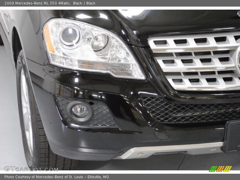 Black / Black 2009 Mercedes-Benz ML 350 4Matic