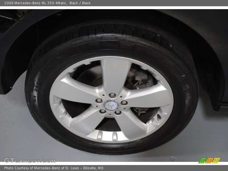 Black / Black 2009 Mercedes-Benz ML 350 4Matic