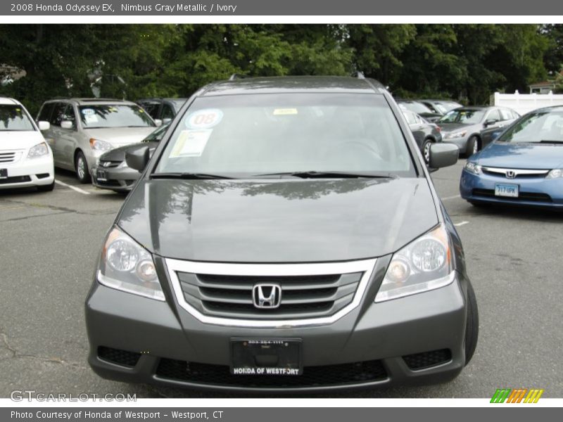 Nimbus Gray Metallic / Ivory 2008 Honda Odyssey EX