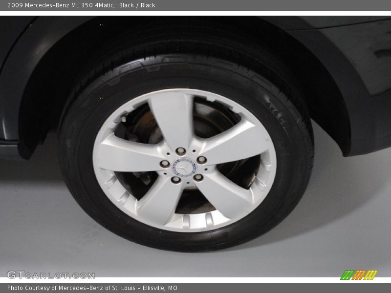 Black / Black 2009 Mercedes-Benz ML 350 4Matic