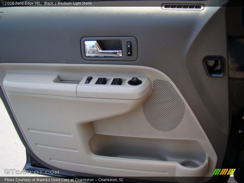 Black / Medium Light Stone 2008 Ford Edge SEL