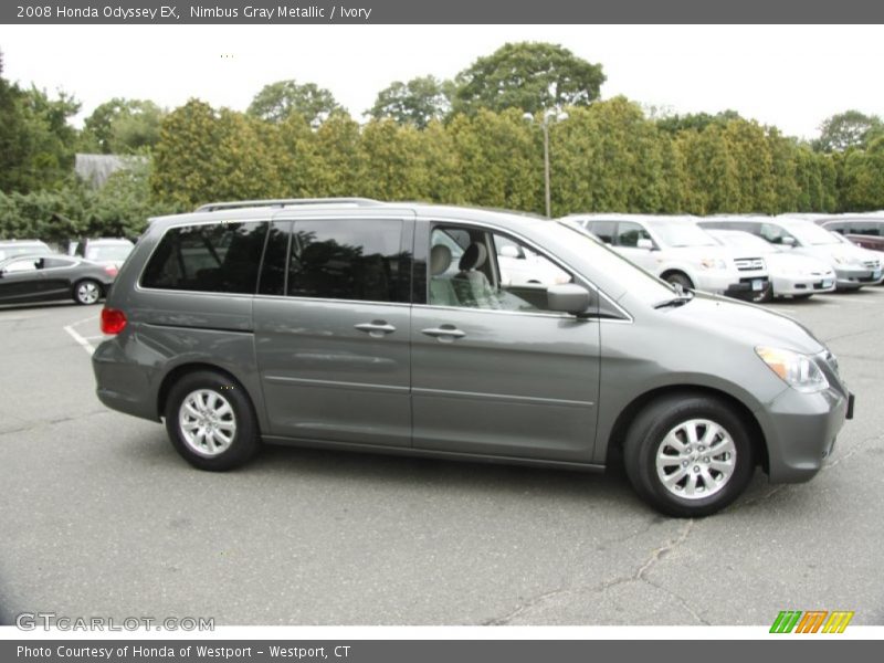 Nimbus Gray Metallic / Ivory 2008 Honda Odyssey EX