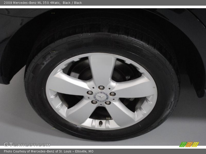 Black / Black 2009 Mercedes-Benz ML 350 4Matic