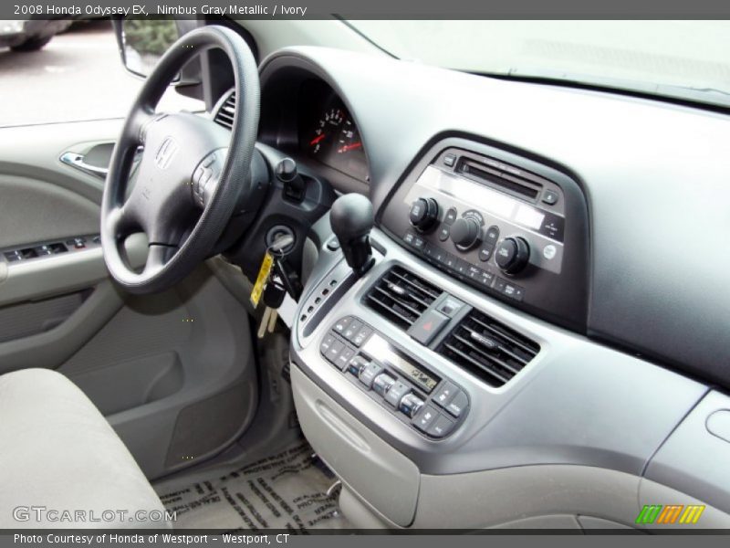 Nimbus Gray Metallic / Ivory 2008 Honda Odyssey EX
