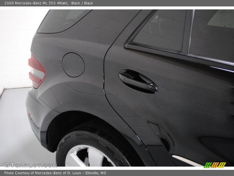 Black / Black 2009 Mercedes-Benz ML 350 4Matic