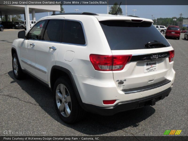 Stone White / New Saddle/Black 2011 Jeep Grand Cherokee Overland 4x4